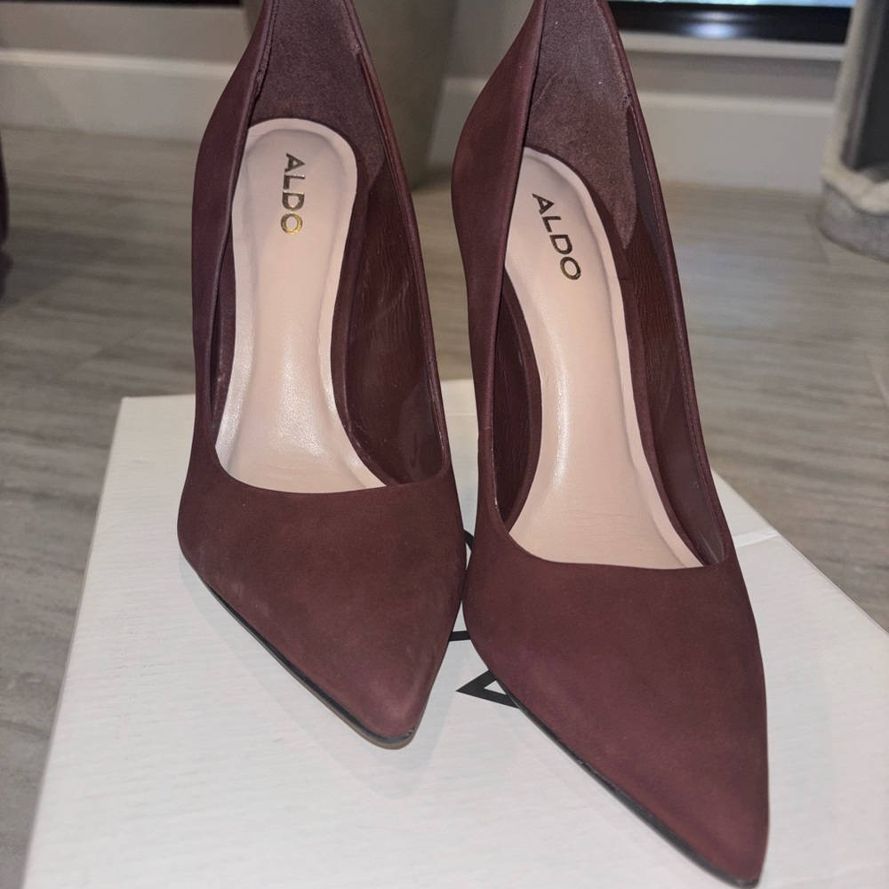 Aldo Women's Dark Red Heels